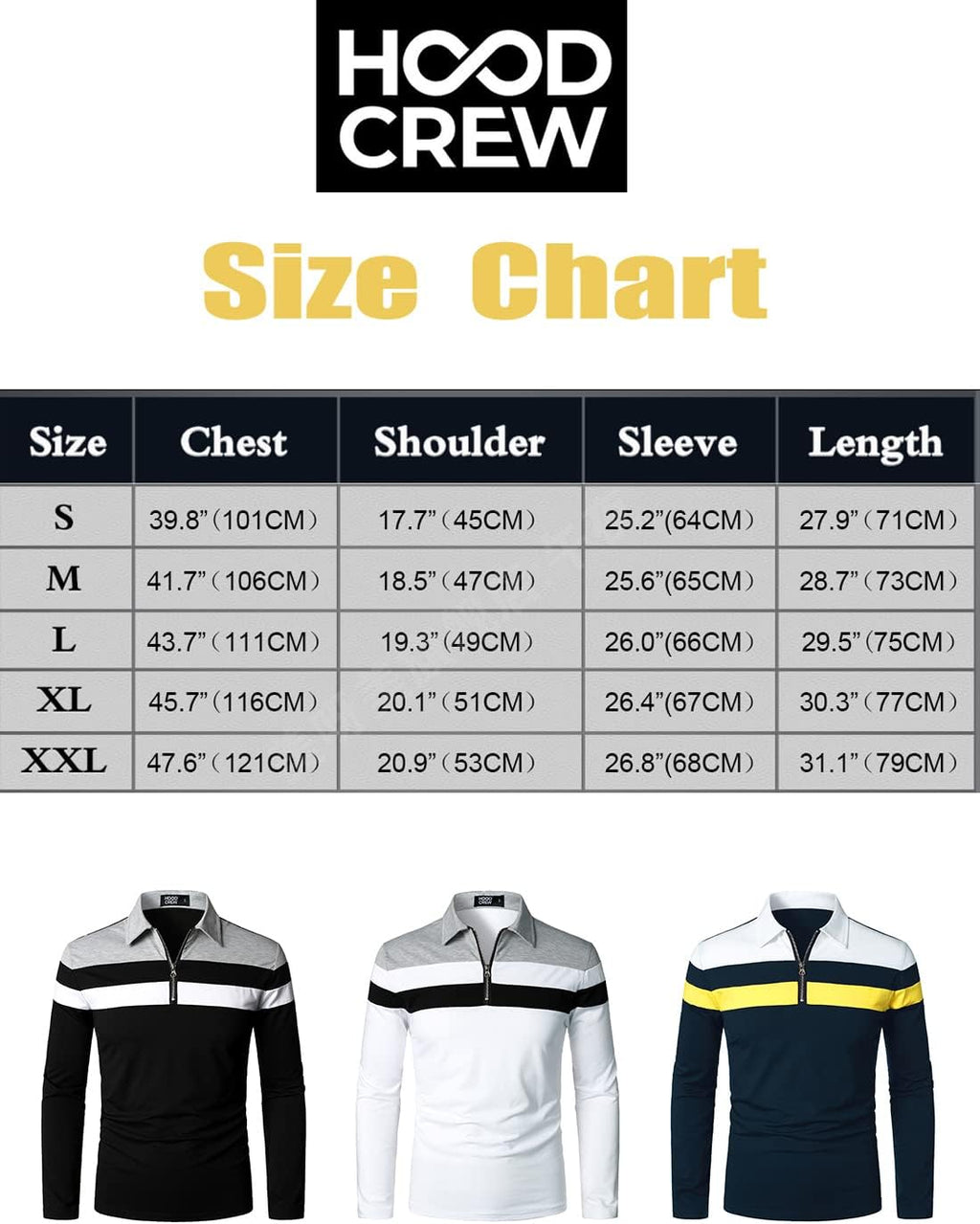 Long Sleeve Polo Shirts Patchwork Cotton