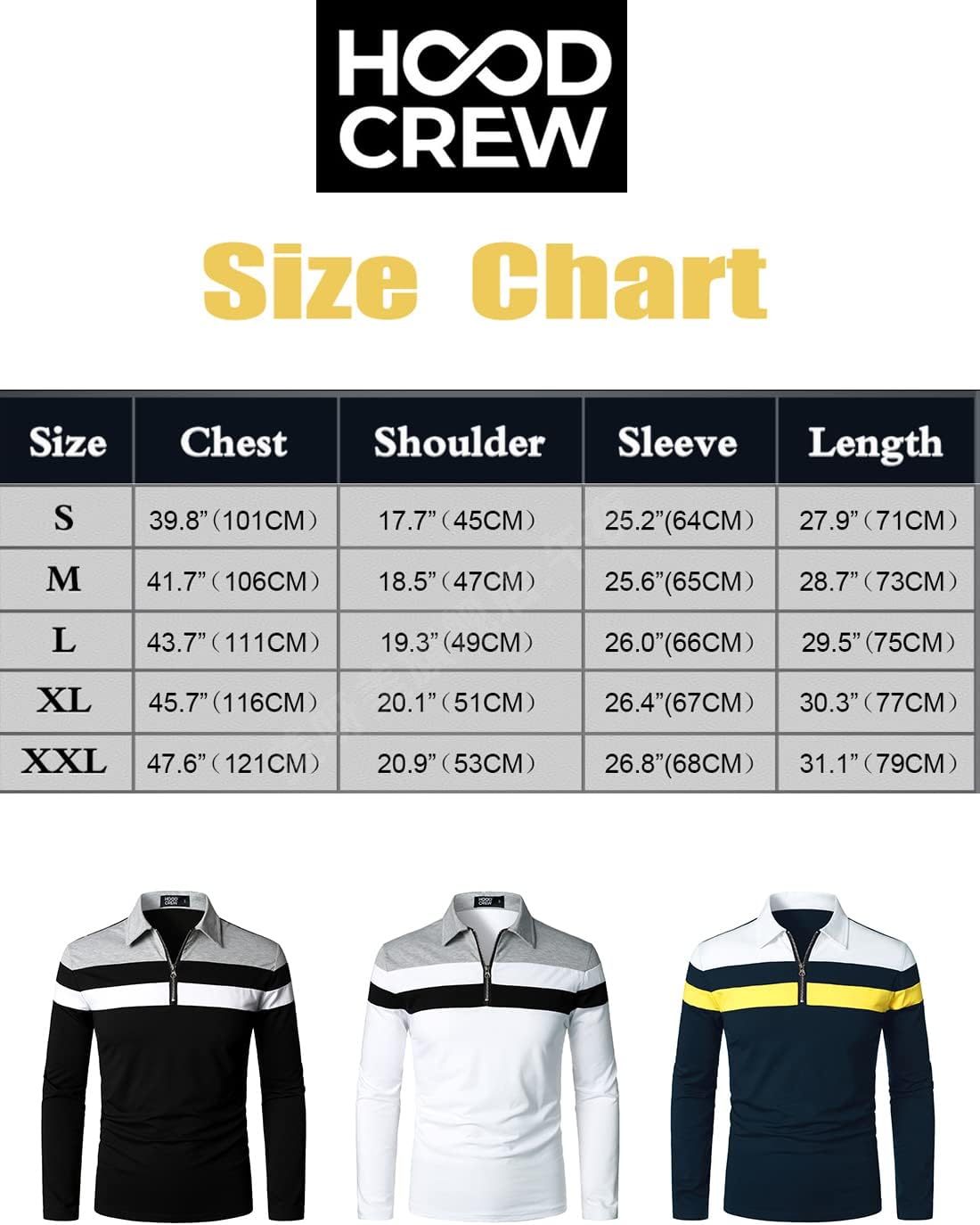 Long Sleeve Polo Shirts Patchwork Cotton