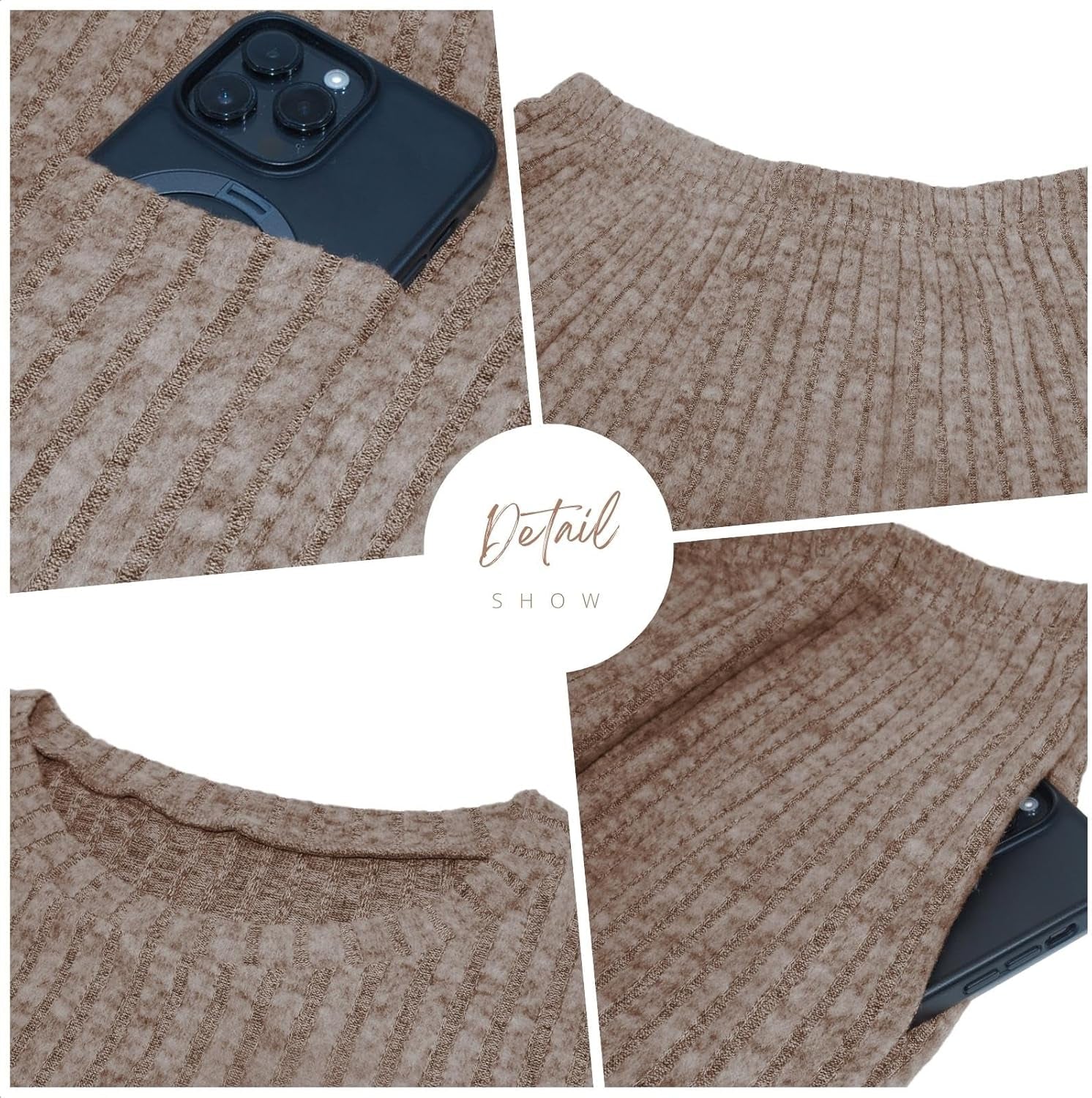 Ribbed Lounge Wear Sets