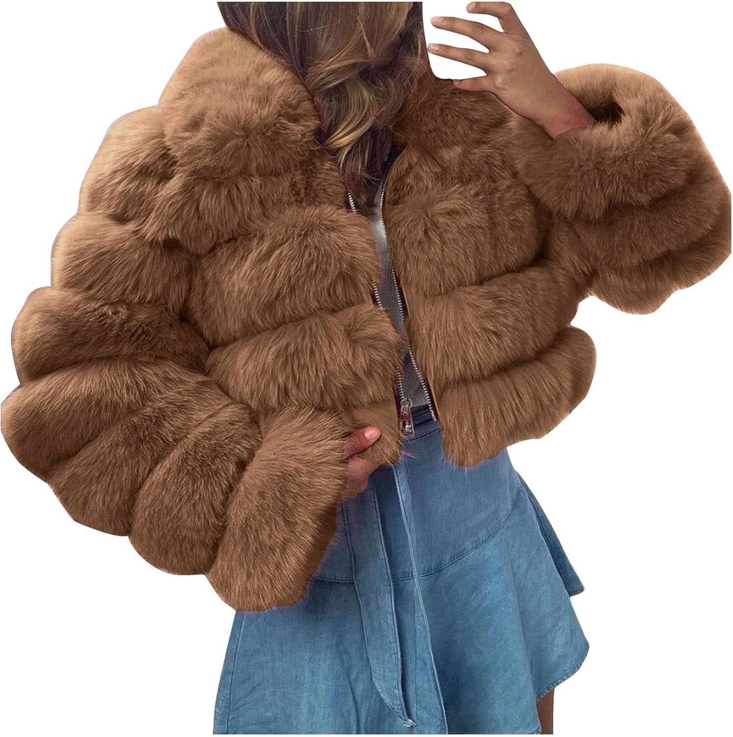 Faux Fur Coat