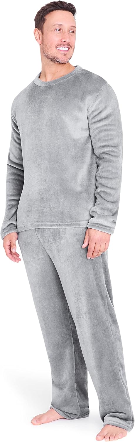 Mens Fleece Pyjamas Loungewear