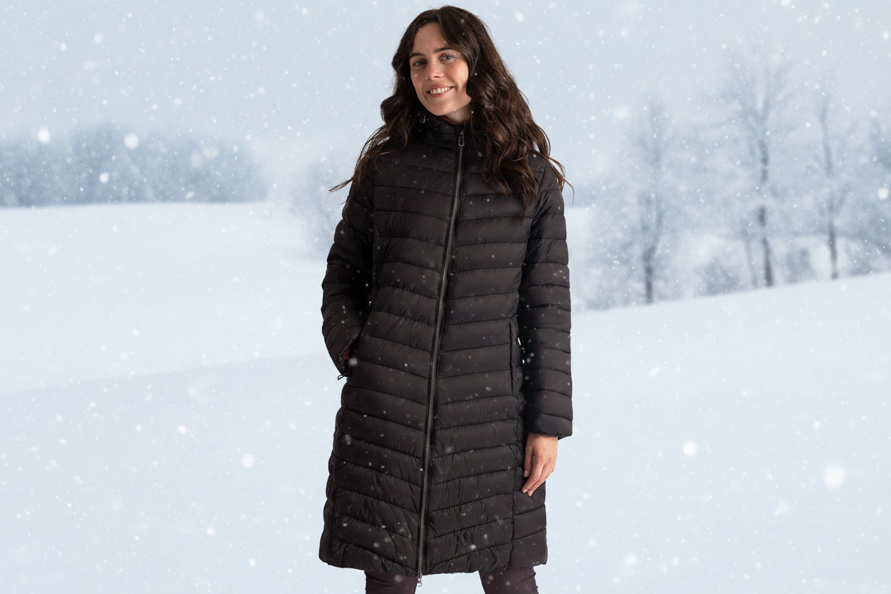 Women'S Jacket Dorro - COLDHEAT Technology, Padded, Stitched Baffles, Welted Zip Pocket, Chin Guard, Flat Cuffs, Inner Front Storm Flap, Toggle Adjuster, Grown on Hood