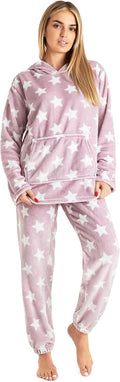 Womens Fleece Hooded Loungewear