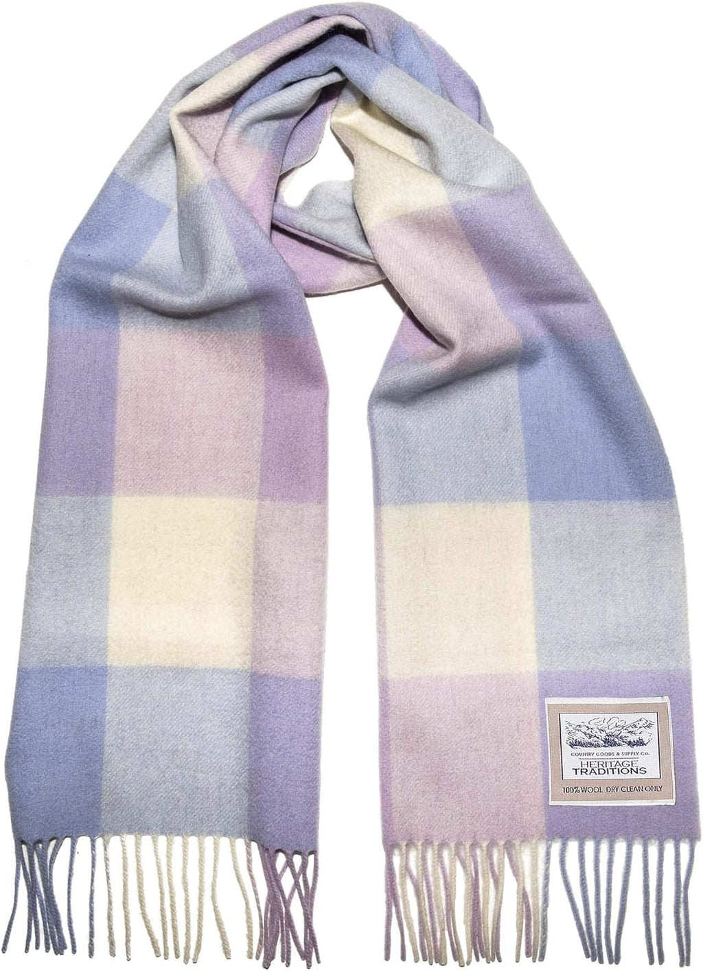 100% Pure Wool Tartan Scarves Shawls and Wraps