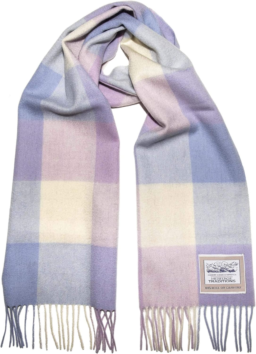 100% Pure Wool Tartan Scarves Shawls and Wraps