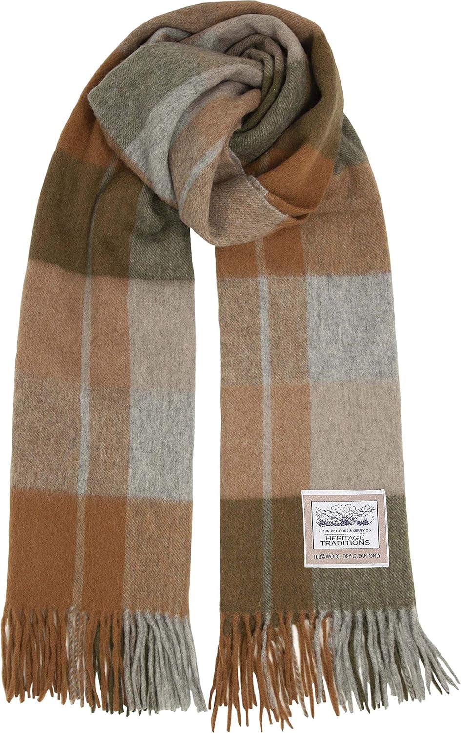 100% Pure Wool Tartan Scarves Shawls and Wraps