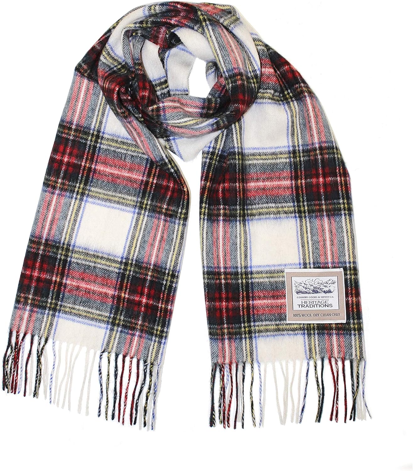 100% Pure Wool Tartan Scarves Shawls and Wraps