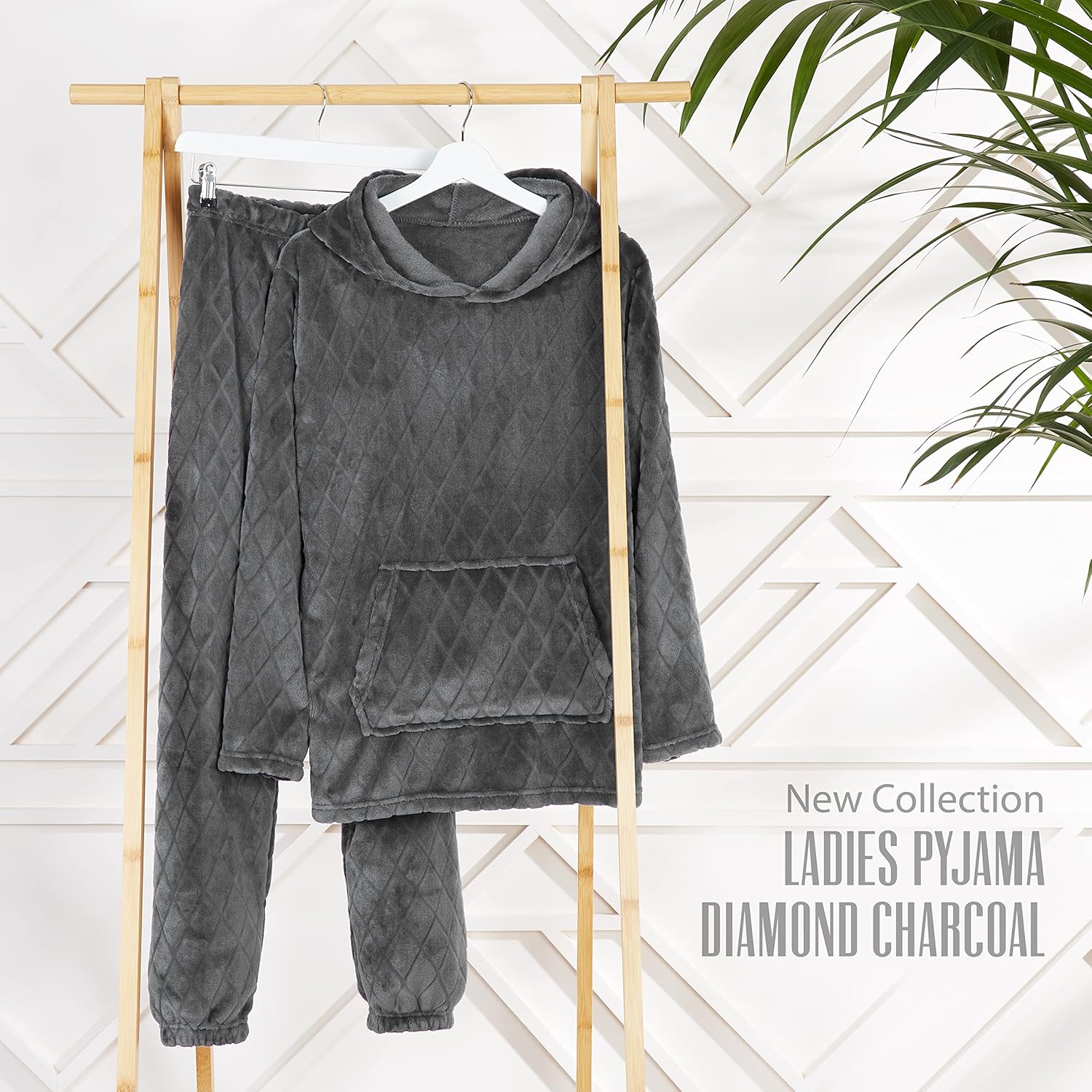 Womens Fleece Hooded Loungewear